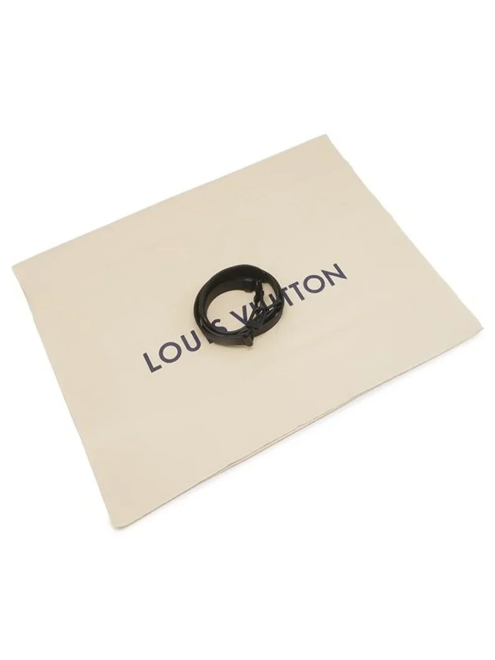 Louis Vuitton 2-Way Sac Plat Leather Taurillon Black Tote Bag